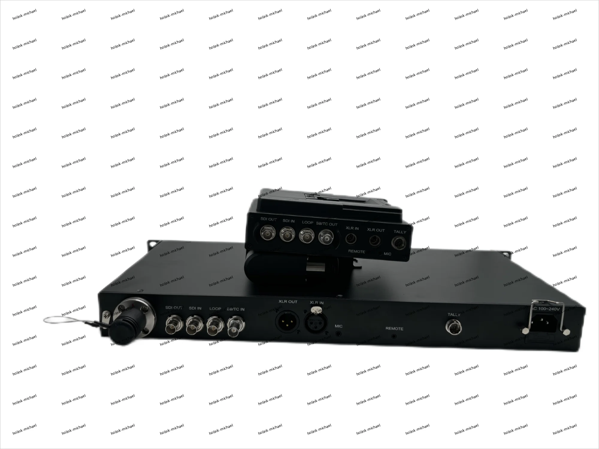 Camera-mounting-adapter with Base station to EFP FIber system,12G SDI+Tally+intercom+XLR audio+Remote over fiber