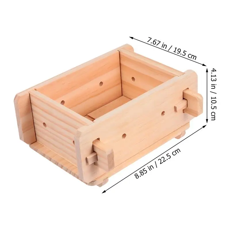 1 Set Wooden Tofu Mould Kitchen Homemade Soy Curd Making Tools Tofu Mold  Tofu Mold Household Manual Tofu Wooden Mold Frame