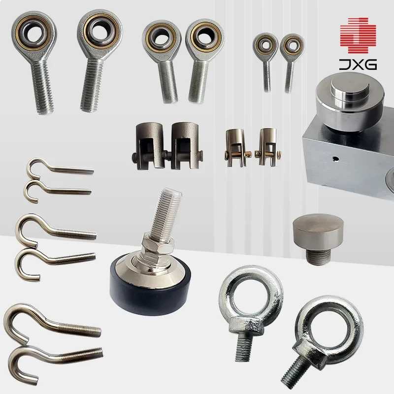 Spherical Rod End Connectors M8 M12 M16 M18 Load Cell Hoisting Lifting Ring Hooks Joint Bearing for Industrial Use
