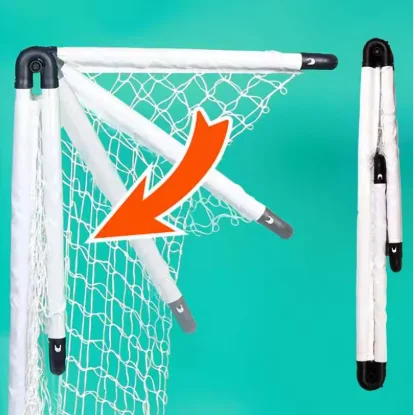 2025 portería de fútbol de plástico más popular PVC 60 * 45 cm portería de tamaño múltiple portero de fútbol pequeño