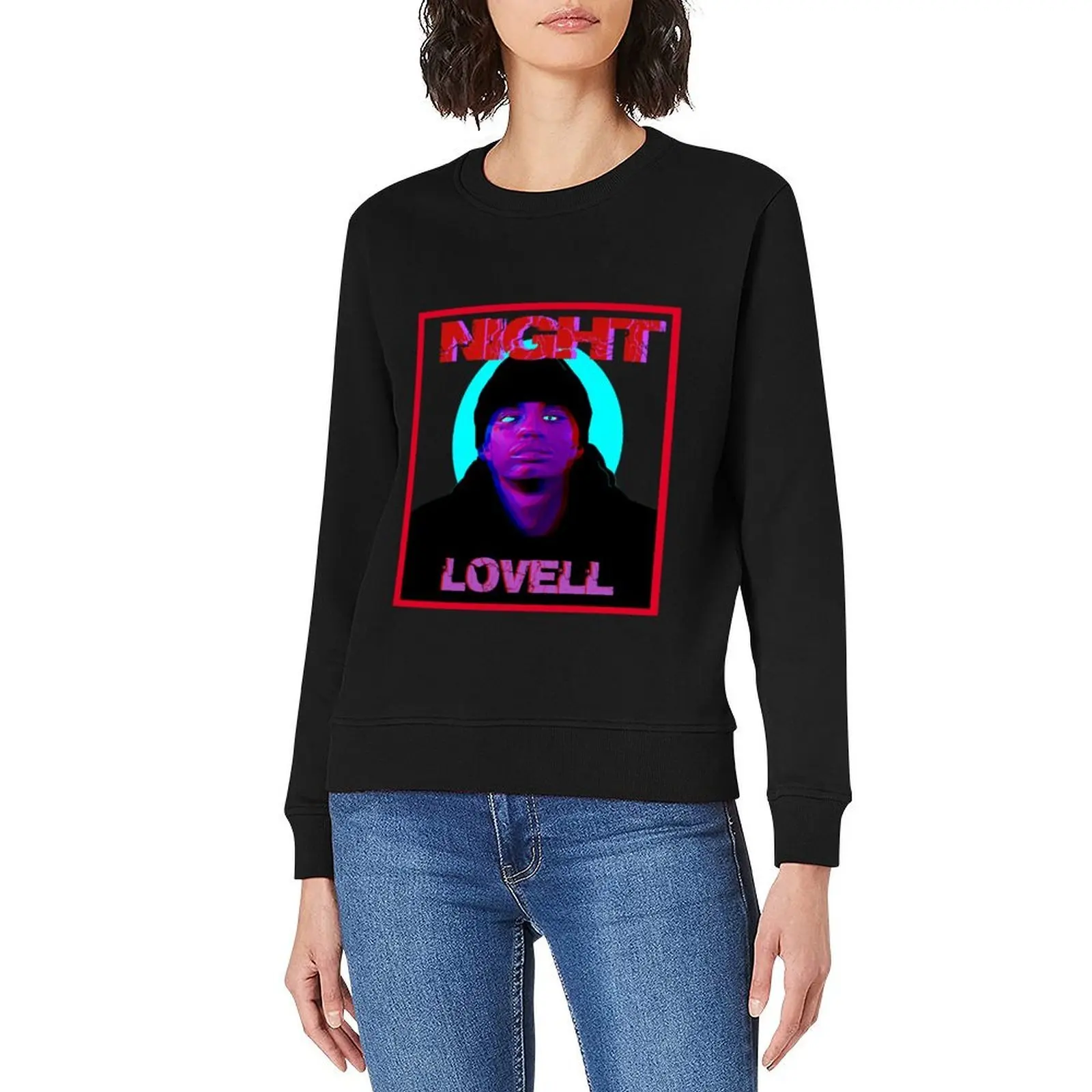 ملابس بلوفر Night Lovell 1 للرجال، ملابس مصممة للرجال، ملابس أنيمي، سترة كبيرة الحجم على الطراز الياباني