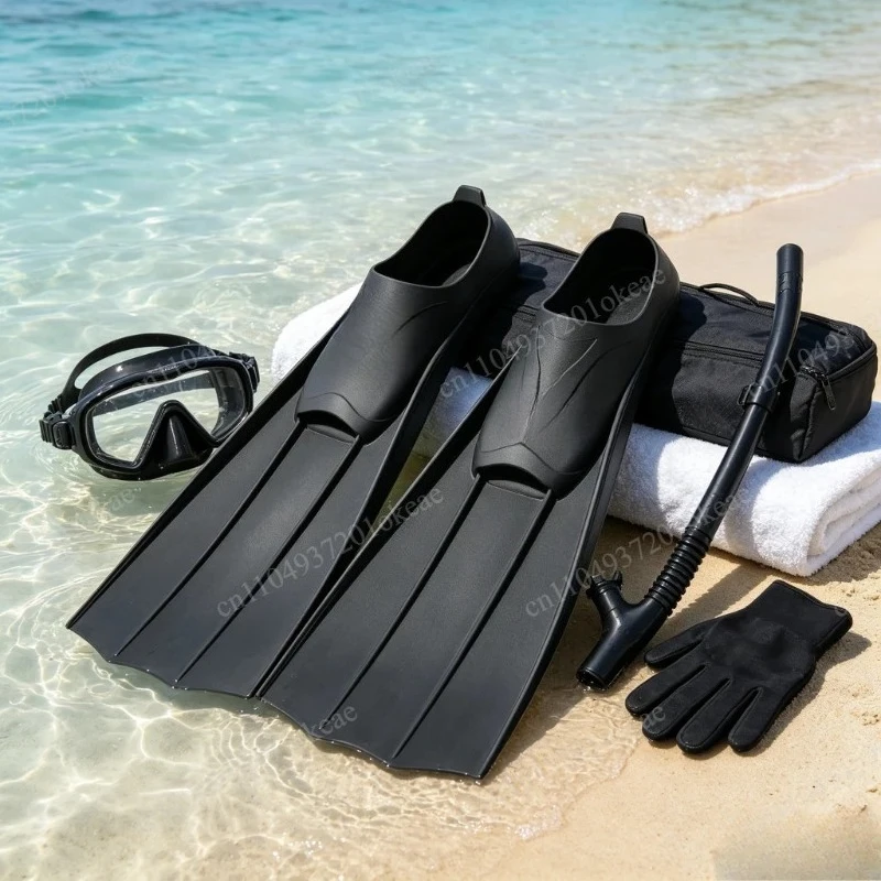 Neutral style free diving, flexible and soft rubber foot pads, anti slip sole suitable for harpoonfish