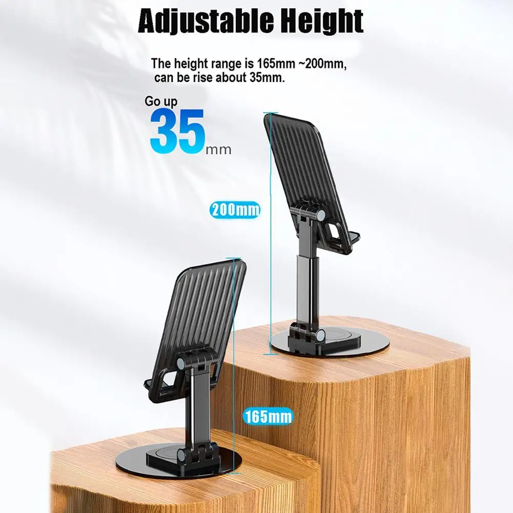 Universal Aluminum Alloy Telescopic Stand For Mobile Phones/Tablets Portable Lazy Live Streaming Desktop Mobile Phone Holder