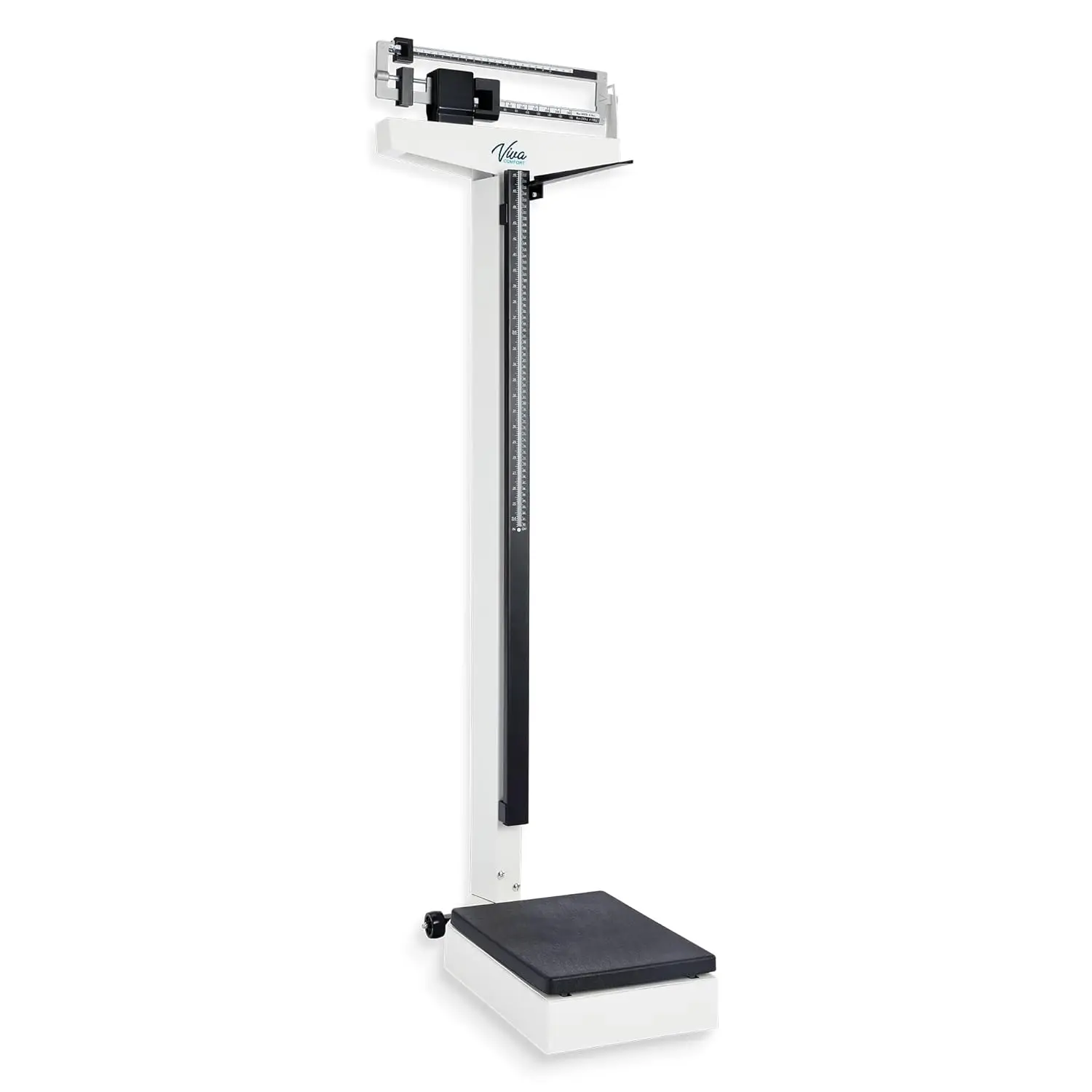 Medical Office Beam Scale, Analog Medical Grade Height And Weight Scale, Mechanical Bathroom And Gym Scale, Weight Capacity 440