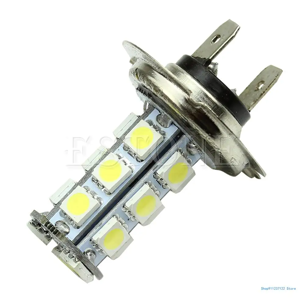 H7 5050 18-SMD LED Car Truck Bulb Fog Driving Daytime Light Lamp 12V