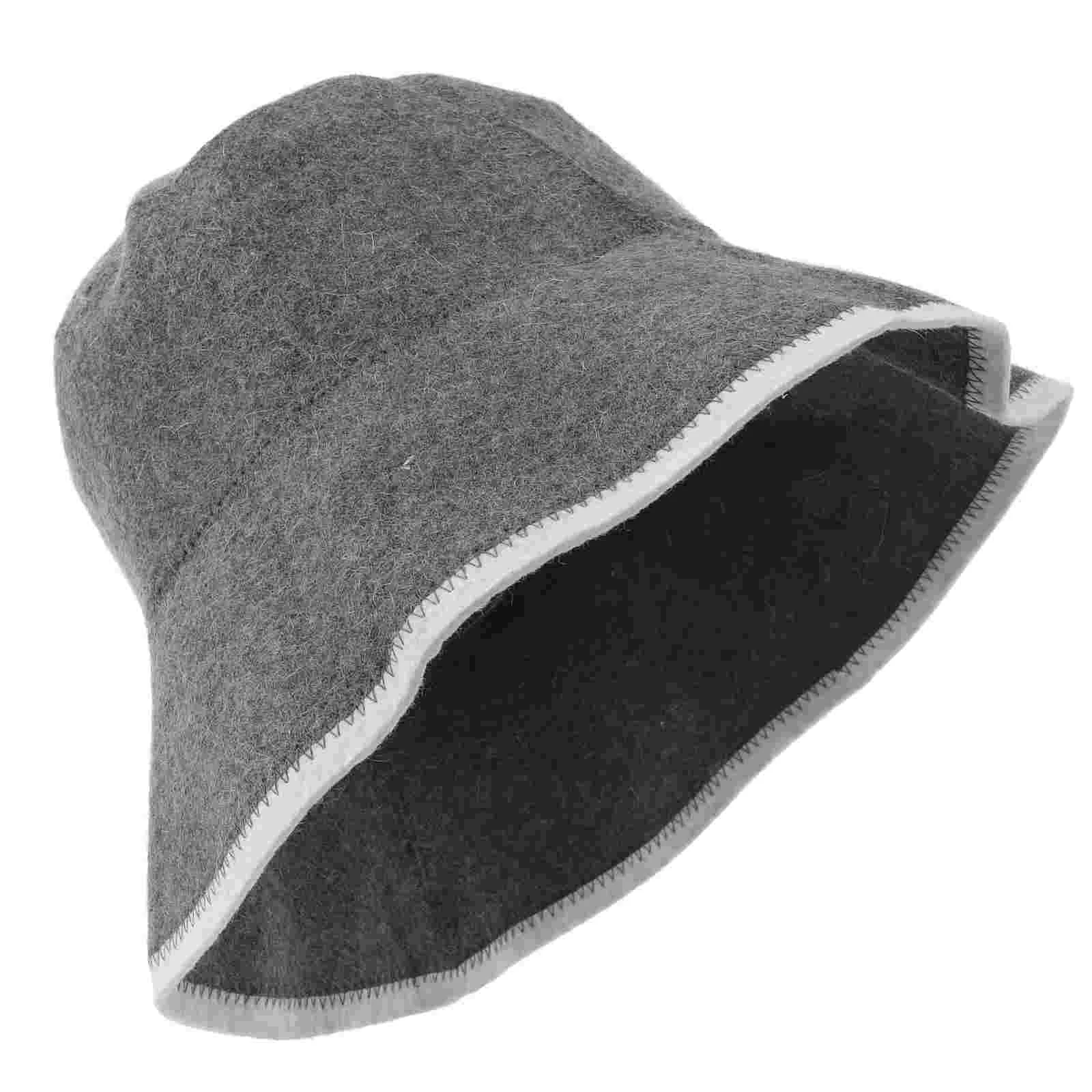 Wool Sauna Hat Lightweight Shower Caps Hair Comfortable Room Bath Accessories Supply Breathable Miss Men Hats