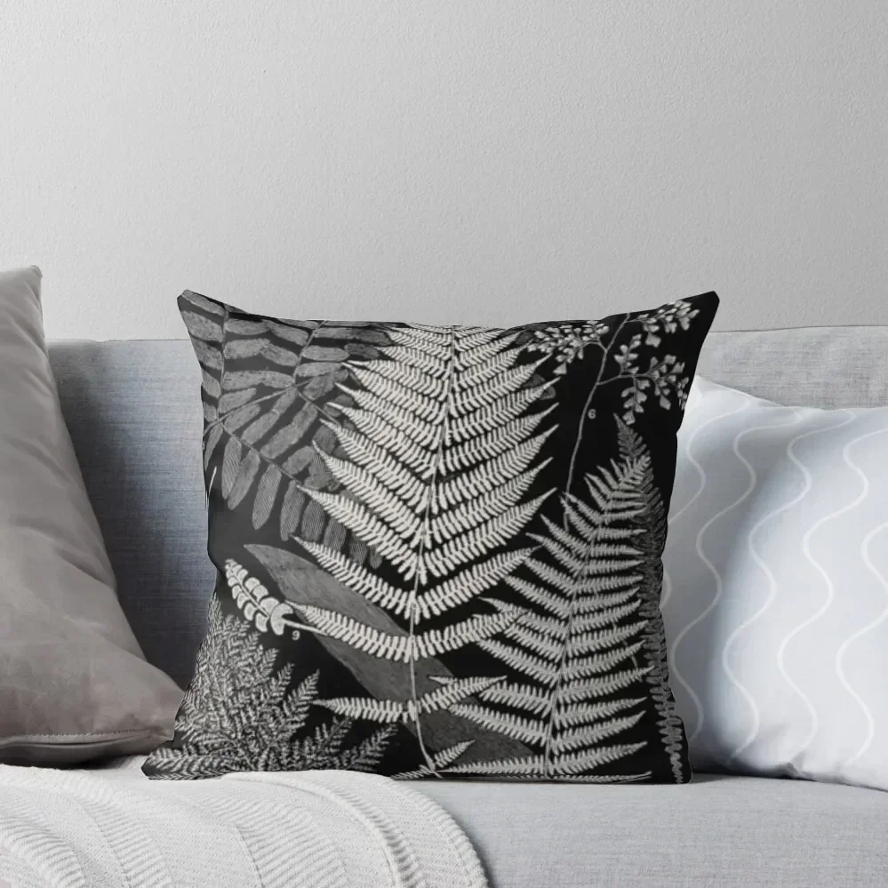 

Botanical Ferns Throw Pillow pillow cover christmas Rectangular Cushion Cover pillow