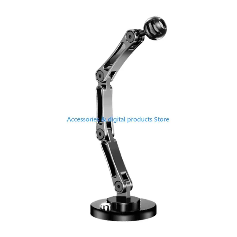 77JD 17mm Ball Head Stand Base Aluminum Adhesive Mount for Car Dashboard Phone Holder