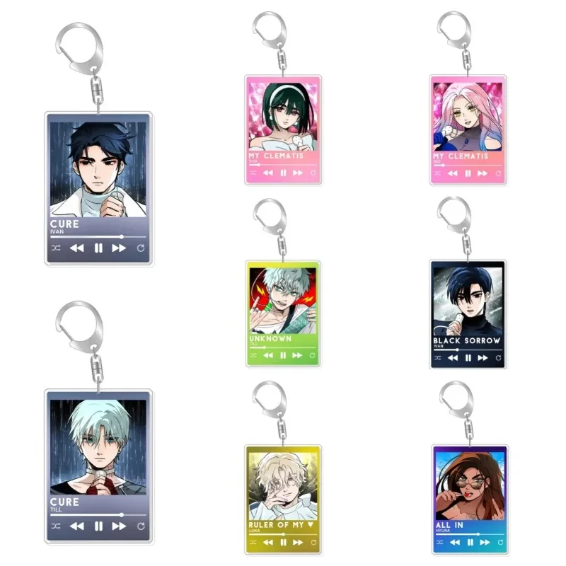 Keychain Mizi Sua Till Ivan Luka Hyuna Plaque Anime Game Collection Expand Art Gifts Self Made Pendant Acrylic Toys