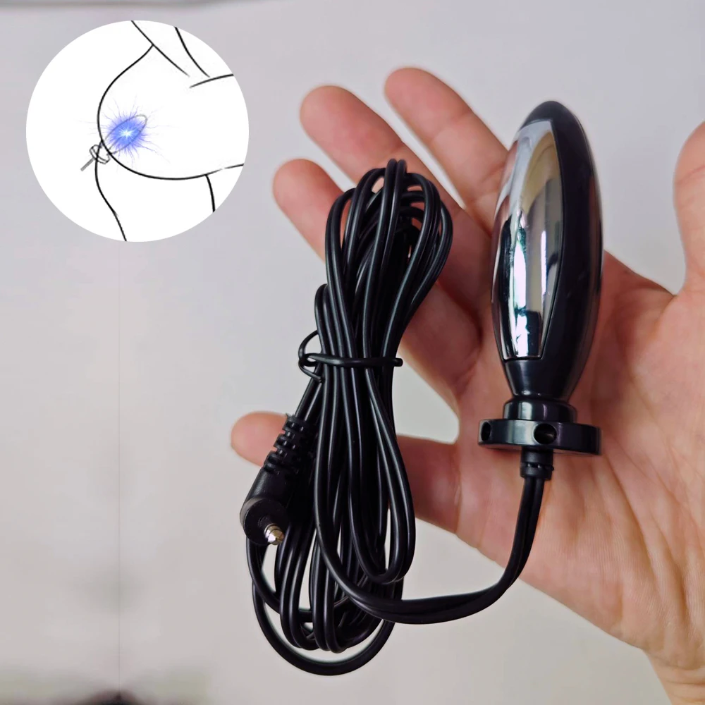 Bdsm Electro Shock Anal Butt Plug Sex Toys,Electric Penis Cock Ring Stimulator,Estim E stim Ball Stretcher Nipple Clamps