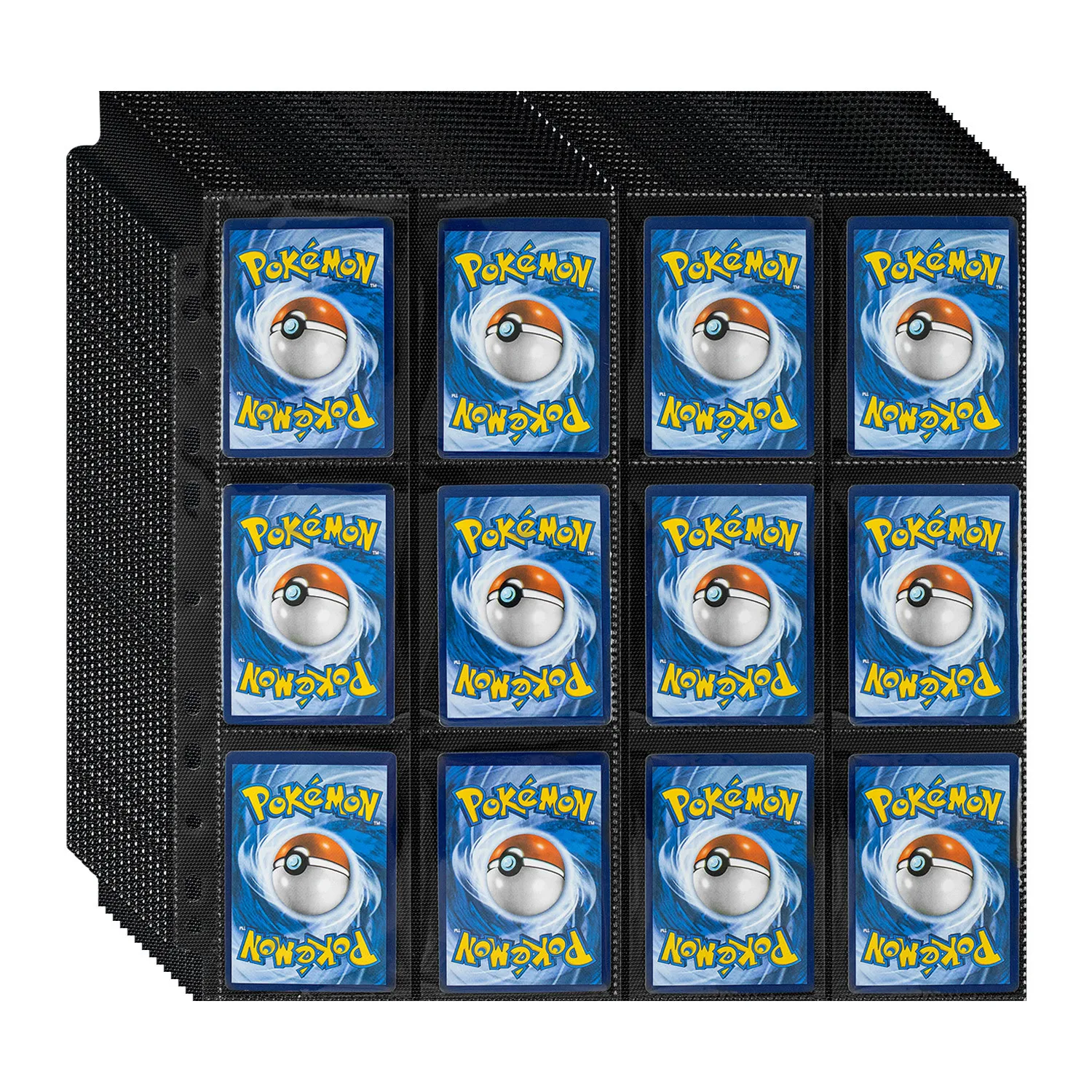 50-100-unidades-de-folhas-de-recarga-sanseking-para-fichario-de-cartas-com-4-9-12-bolsos-e-abertura-superior-para-cartas-de-yu-gi-oh-ptcg-pokemon-e-cartas-de-esportes
