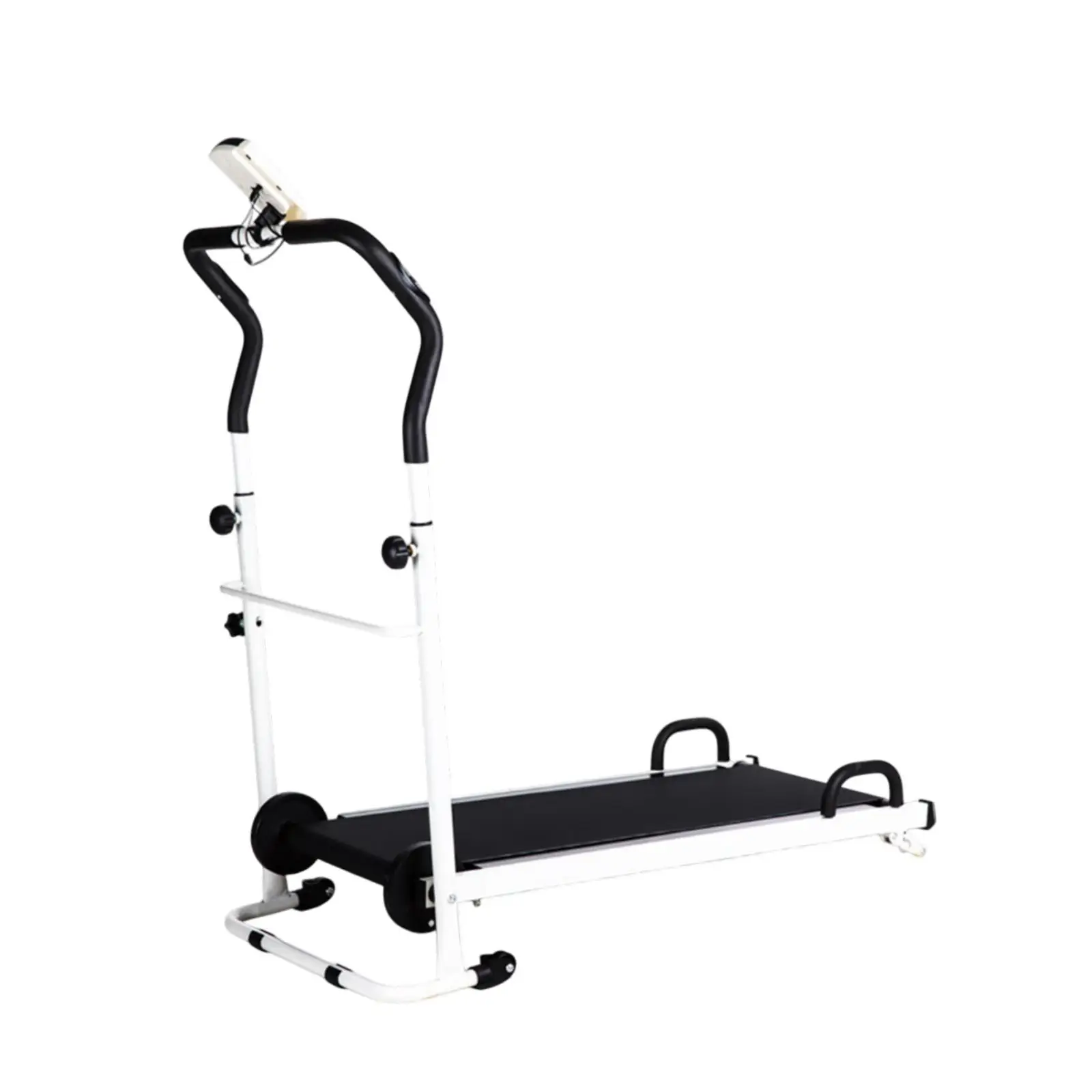 Foldable Treadmill Manual Fitness Equipment for Running Living Room Sports