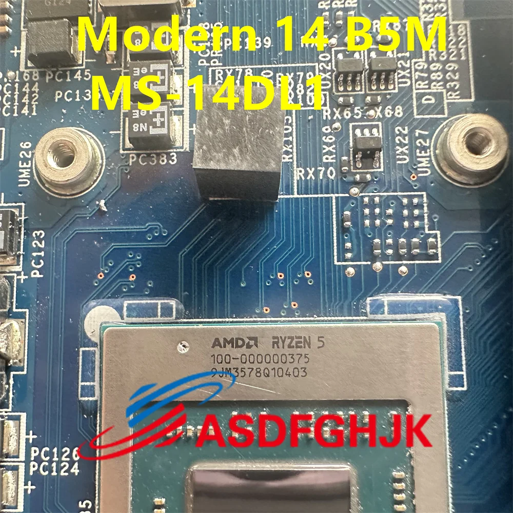 FOR MSI Modern 14 B5M MS-14DL laptop motherboard with r5-4600m cpu MS-14DL1 ver 2.0 Test OK