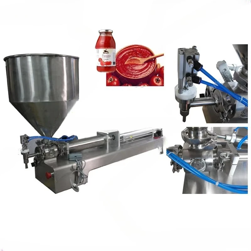 2026 Automatic Tomato Paste Peanut Cocoa Butter Bottle Filling Machine Price for Sale Customized