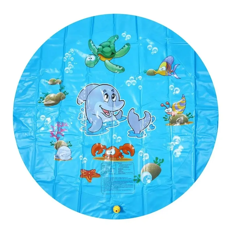 Wasser Splash Pools Kinder Outdoor Lustige Spielzeuge Kinder Aufblasbare Runde Sprinkler Matte Hof Wasser Spray Pad
