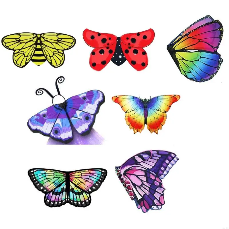 

N7YF Child Butterfly Cape Wing Fancy Dress for Party Cosplay Butterfly Wing Costumes