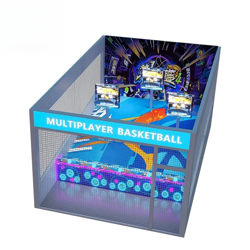 AR Interactive Basketball Simulator, Entertainment, Hoop Games Machine, Screen Included