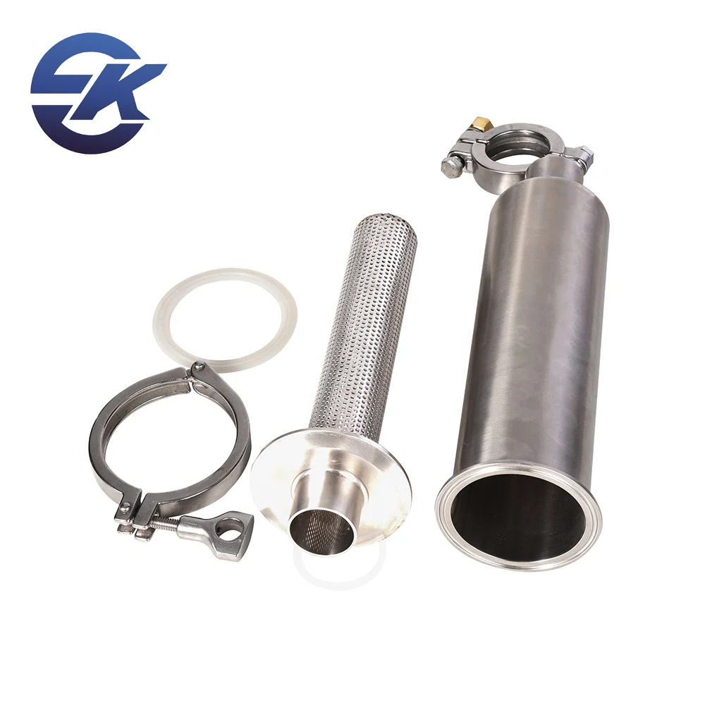 Filtro igienico per uso alimentare in acciaio inossidabile SS304 SS316L 80 mesh per birra al latte e miele