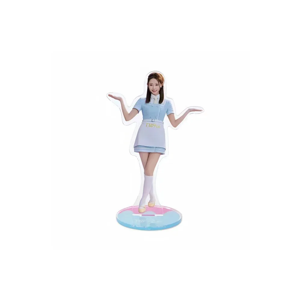 Imagem -02 - Kpoptw Acrílico Sinal de Caráter pé Board Desktop Decoração Haracter Nayeon Sana Merch Fãs Presente