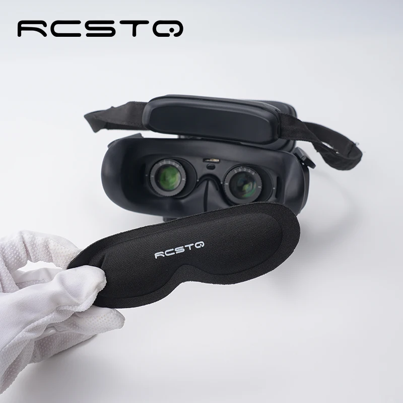 RCSTQ for Dji Avata 2 Goggles 3 Flight Goggles 2 Sponge Dust-proof Sunshade Lens Protective Cover O3 Air Unit Accessories