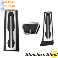 Steel Car Pedal Cover for BMW X3 G01 2018-2022 X4 G02 2019-2021 Foot Rest Dead Brake Accelerator Gas Pedals Pad Accessories