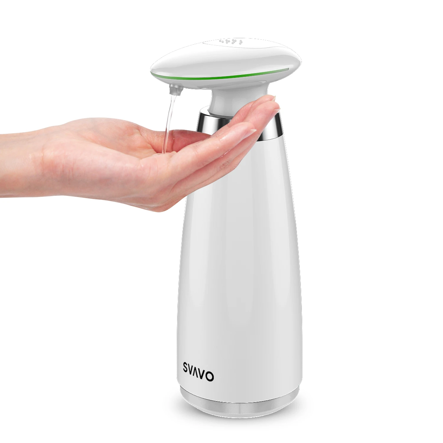 

Auto sensor soap dispenser, battery-powered, three-level liquid volume adjustment, can hold liquid hand sanitizer, detergent...