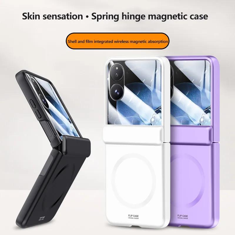 

Skin-feeling Spring Bottom Hinge Magnetic Cover For Xiaomi Mix Flip Shockproof Protective Case