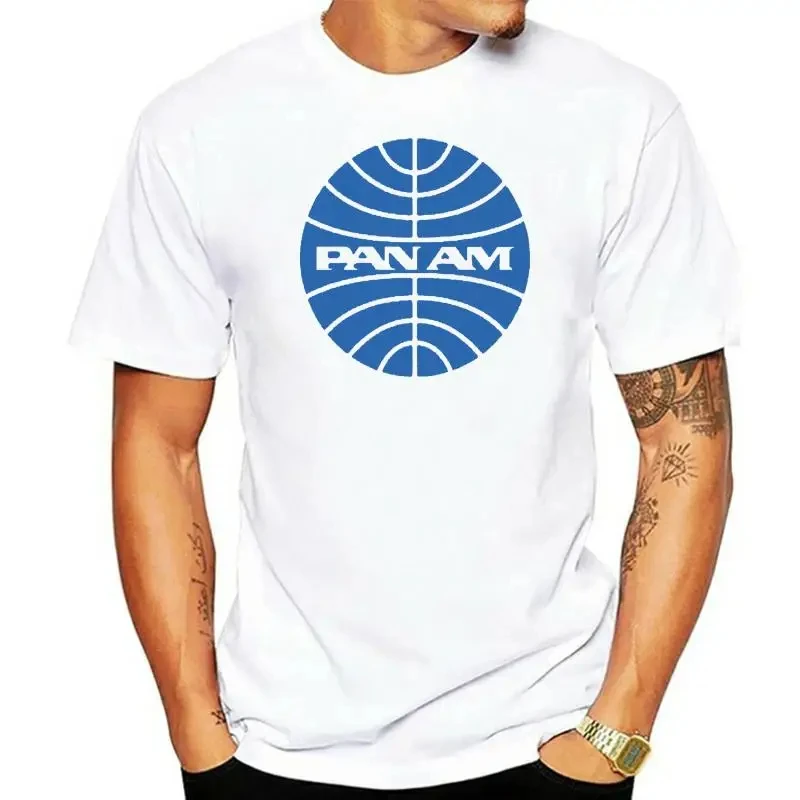 Tee Shirt - PrintedPersonalised Pan Am Logo men t shirt