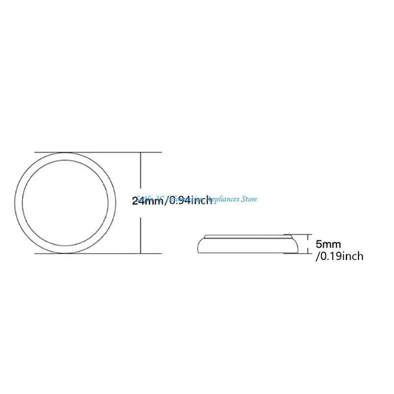 5 عبوات من بطاريات الليثيوم CR2450 3 فولت لأداء موثوق في شرائط LED والمعدات الإلكترونية ذات الطاقة المتسقة