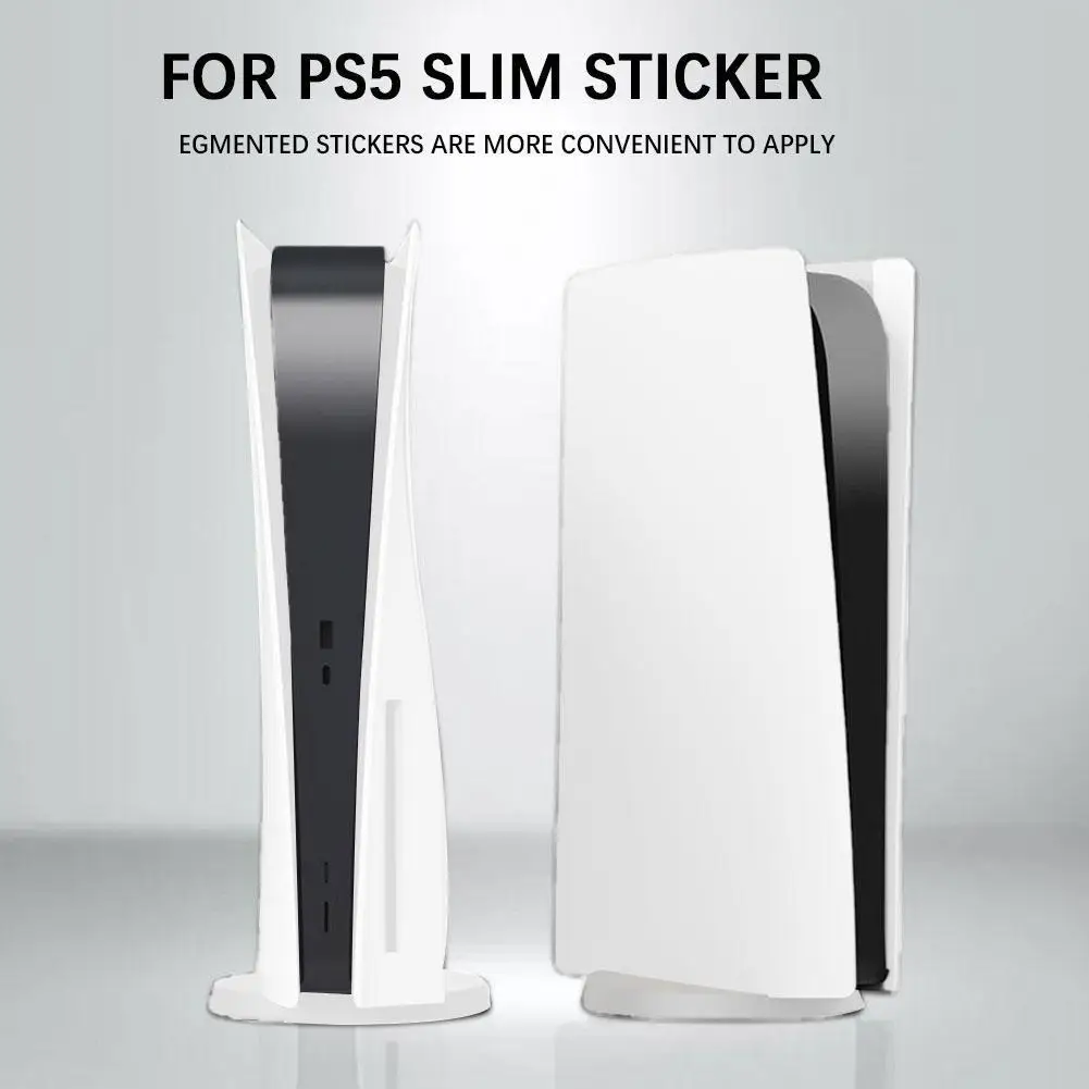 For PS5 Slim Console Decorative Dust-proof Sticker Protective Accessories Side Strip Replacement Decoration Sticker