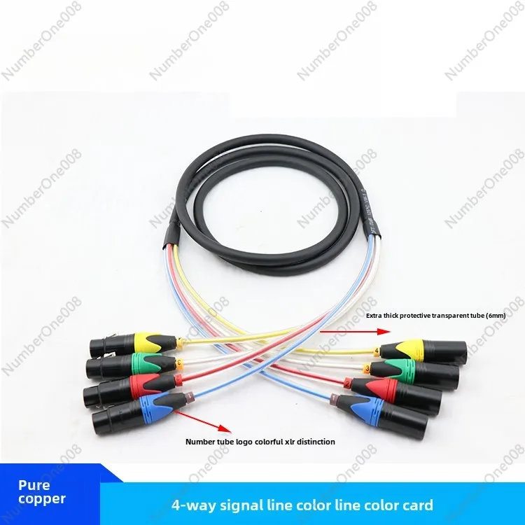 Multi-channel Audio Signal Cable Cable 2~ 4~ 8 Stage Lighting Audio Signal Cable, Multi-core Xanon Cable