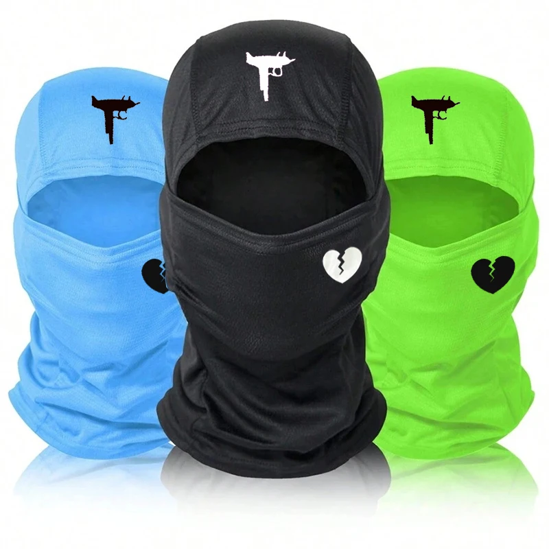 2024 Full Face Balaclava Hats Outdoor Sports Ski Riding Caps Summer Motorcycle Bike Tactical CS Mask for Men Women Unisex Hood