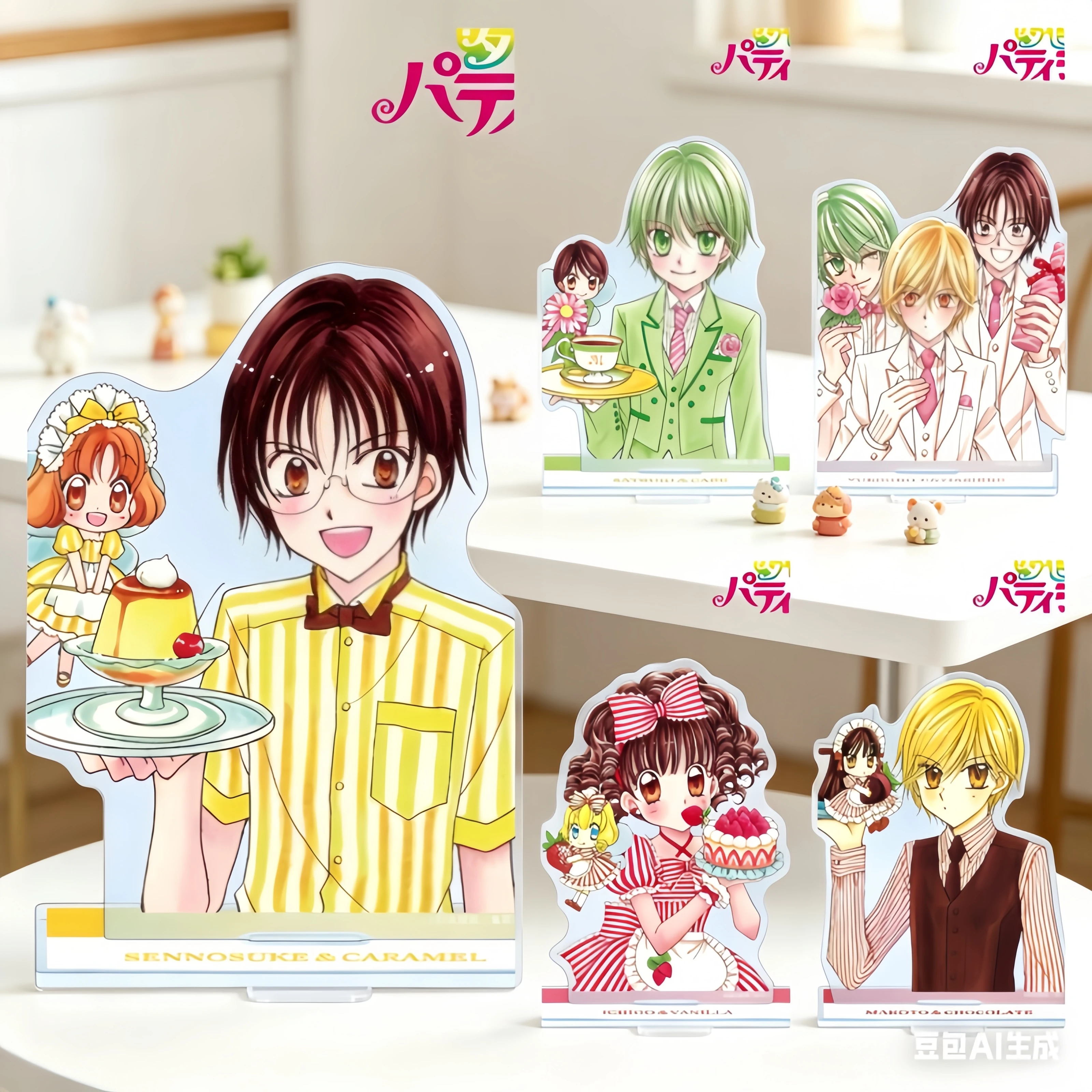 Anime Yumeiro Patissiere 10CM Acrylic Cute Acrylic Stand Model Plate Ichigo Amano Decoration Fan Gift Desktop Ornament Gifts