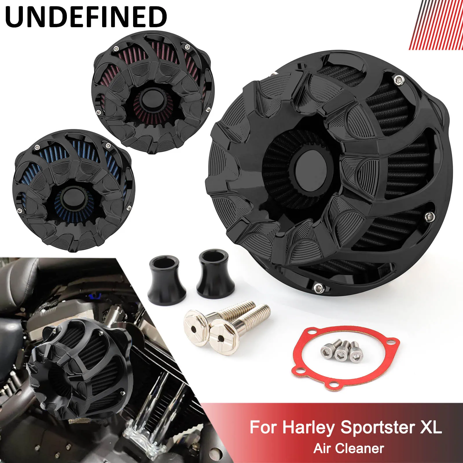 Air Filter Cleaner Intake Filter For Harley Sportster XHL XL 883 1200 Iron Nightster Seventy Two Forty eight XR 1200 Motorcycle