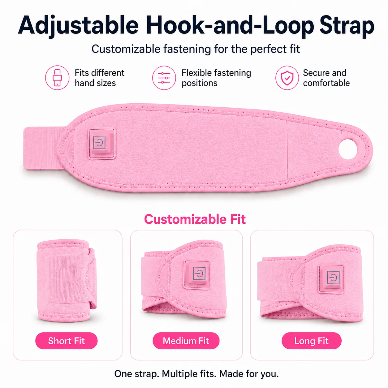 USB Electric Heating Wrist Guard Hot Compress Wrist Brace Adjustable Thermal Compression  Wristband Warm Hand Support Strap
