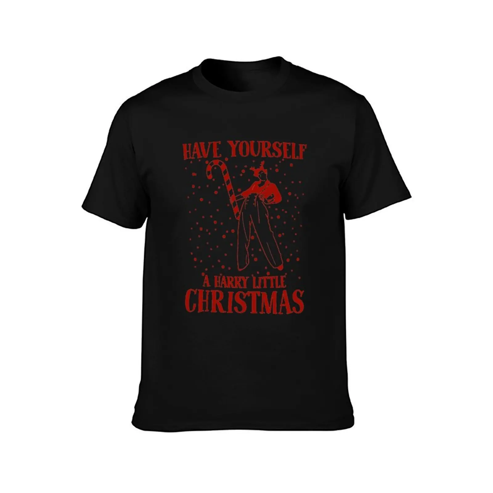 Merry Christmas Have Yourself A Harry Little Christmas T-Shirt, Summer Casual Cotton Tee, Oversized Streetwear Tops, 100% Cotton