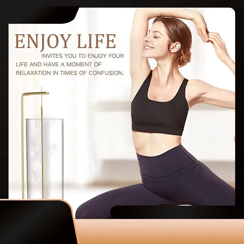 

Держатель для благовоний Деревянный держатель для благовоний со съемной стеклянной ловушкой для золы Держатель для курильницы без беспорядка-N38R