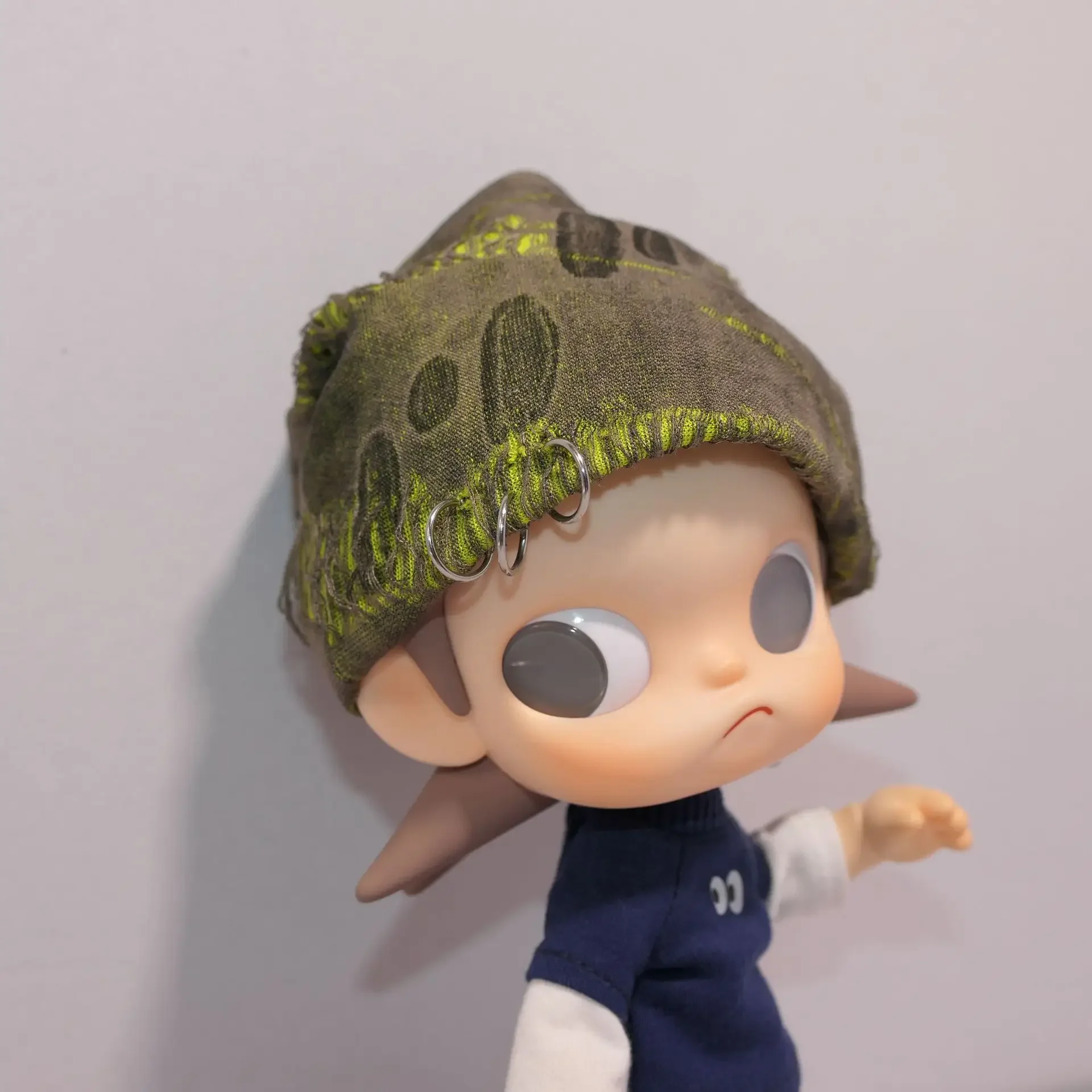 The New Hot-selling Personality and Creative Perforated Cold Hat  Suitable for Zsiga Knitted Hat Fashionable and Exquisite