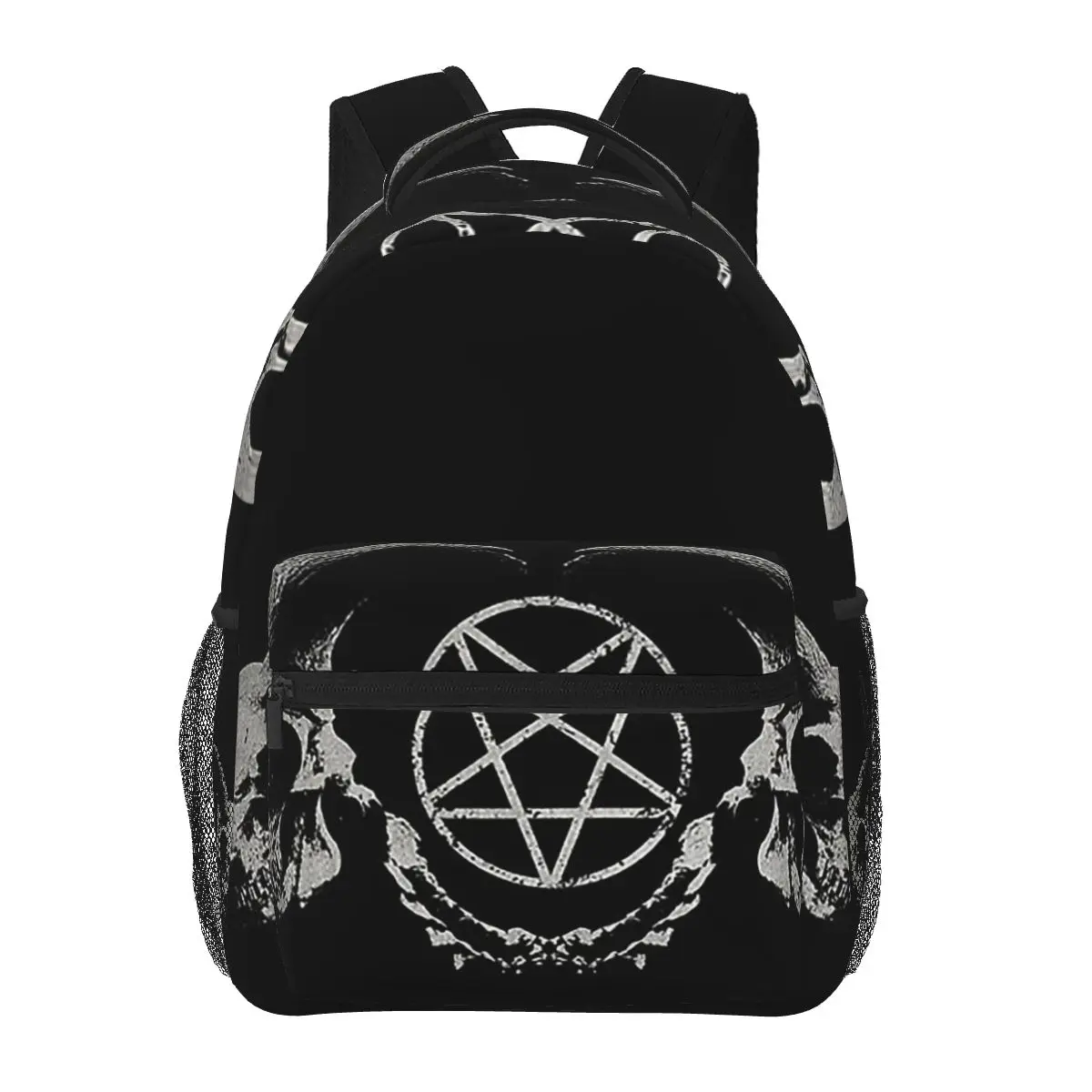 

Occult Satanic Pentagram Backpacks Boys Girls Bookbag Students School Bags Cartoon Travel Rucksack Shoulder Bag Large Capacity
