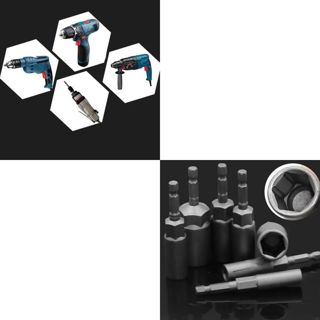 

Professional 1/4inch Impact Socket Wrench Socket Head Adapter Converters L4MF