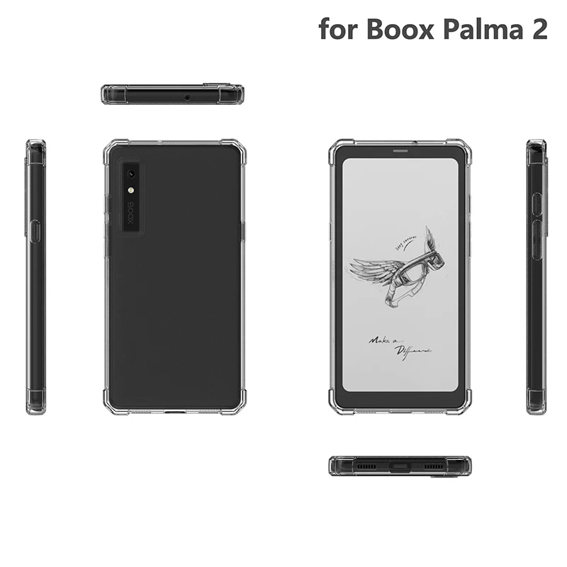 Transparent Air Bag Shockproof TPU Protective Case For Onyx Boox Palme 2 E-Book Reader Cover Protector