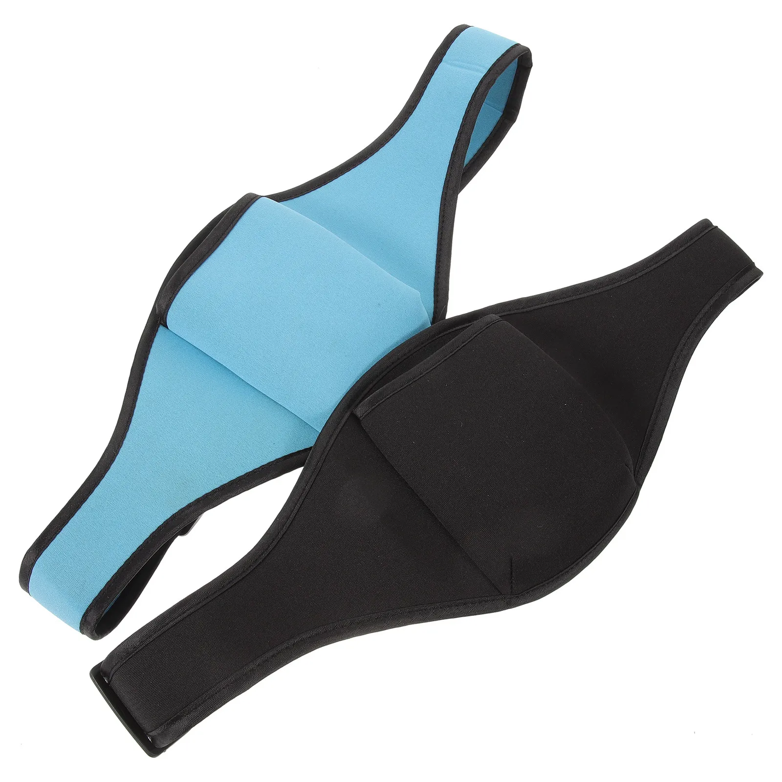 

2pcs Waist Mic Bag Adjustable Belt Polyester Material Outdoor Sports Fitness Running Microphone Holder Pocket Portable Storage