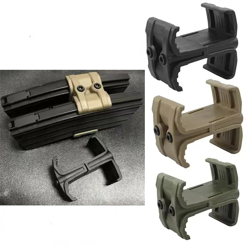 

Universal Clip Rifle Dual Parallel Magazine for AK AR15 M4 Mag595 Airsoft Link, Round Cartridge Speed Loader, Gun Accessories