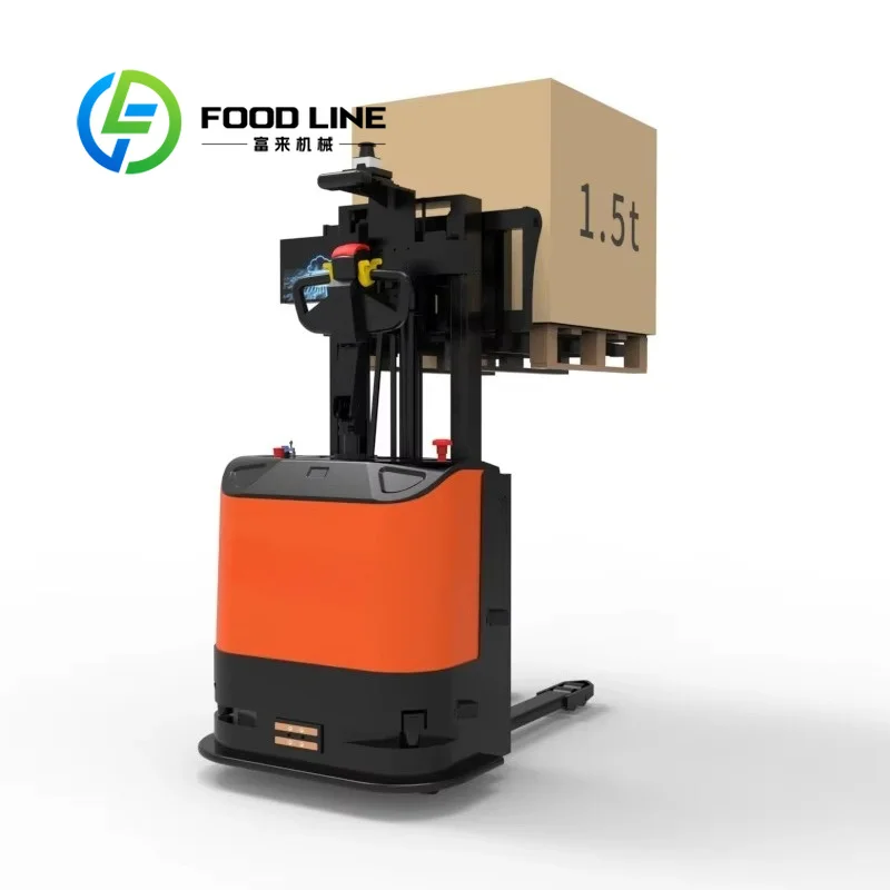 1.5 Ton Automatic Forklift Robot, Dual Safety Protection, Slam Navigation, For Factory Warehouse Pallet Moving Work