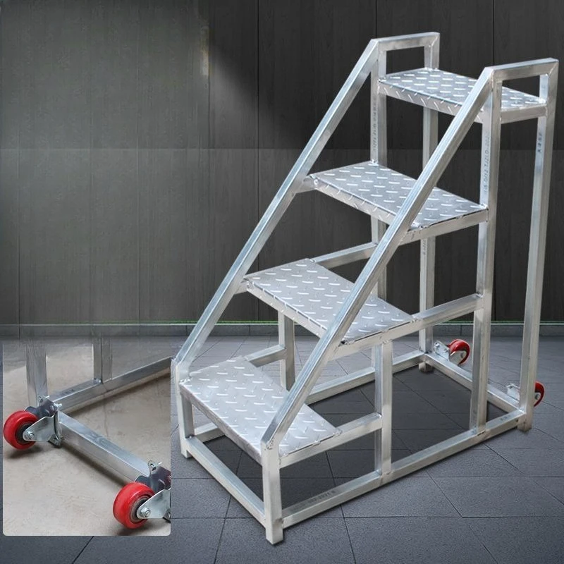 

Steps with wheels Ladder Industrial ladder
