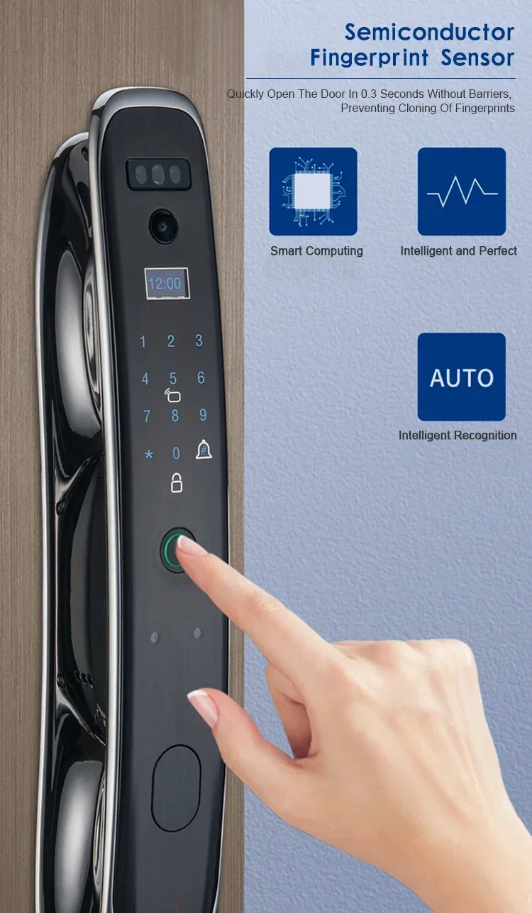 Facial Recognition Fingerprint Smart Door Lock