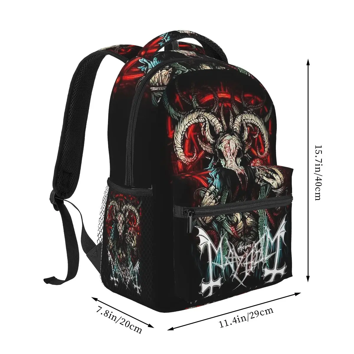 Mayhem De Mysteriis Dom Sathanas Album Backpack Hot Sale Daypack Boys Girls BookBag School Bag Shoulder Bags for Men Women