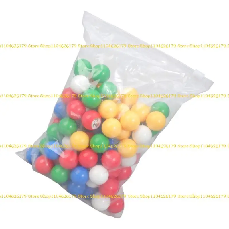 

A1A2 100Pcs Bingo Balls Raffle Bingo Balls Set Numbered Plastic Balls for Game Night