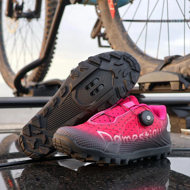 

MTB-DC05 Pro XC/Trail Cycling Shoes (Tênis Masculino) - Men's Gravel Road Bicycle Sneakers, Mountain Bike SPD Non-Slip MTB Shoes