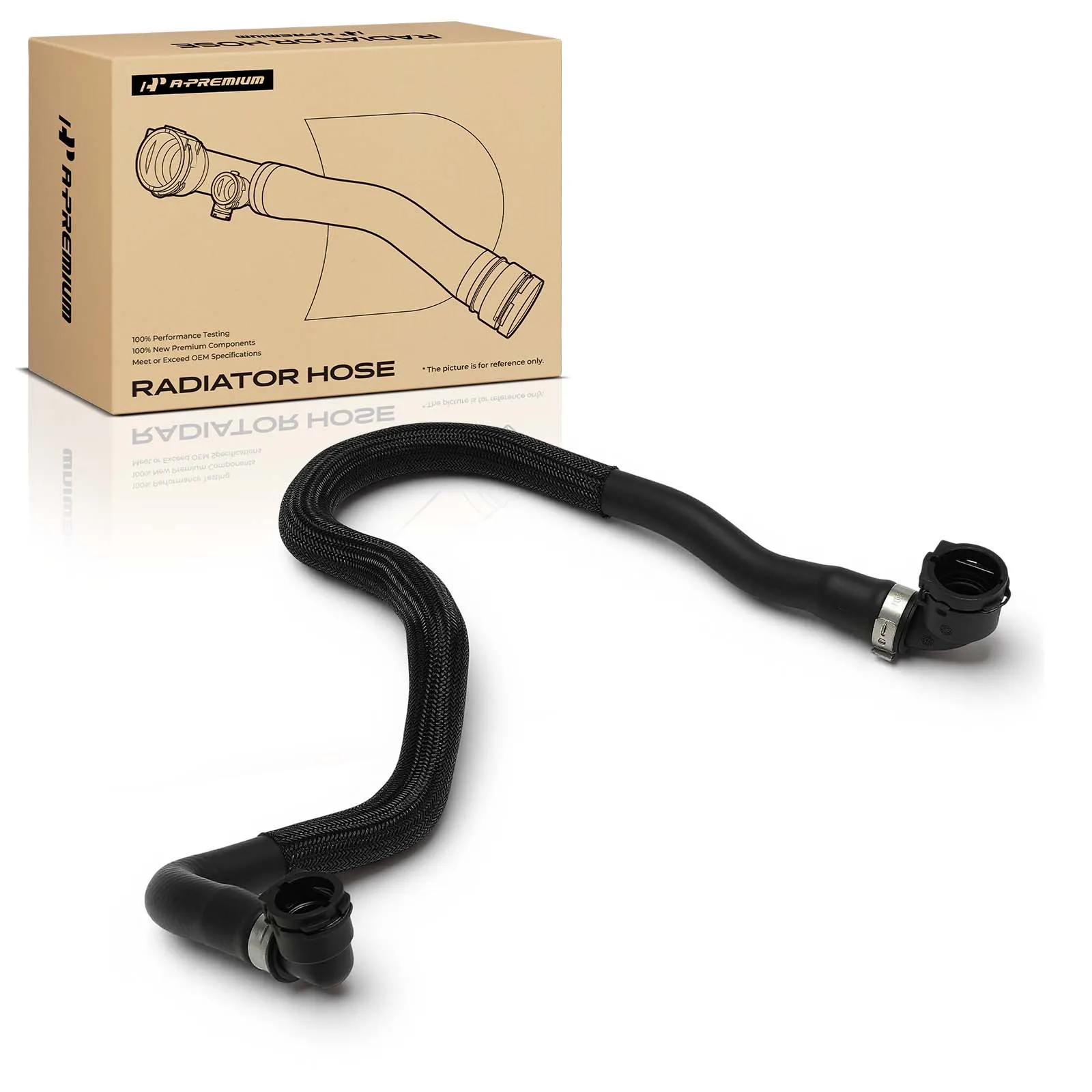 A-Premium Radiator Hose for BMW 535i 740i 740Li 2011-2014 535i GT 2010-2014 ActiveHybrid 5 2014 ActiveHybrid 7 2013-2014 640i